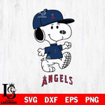 Los Angeles Angels Snoopy Baseball Svg Eps Dxf Png File, MLB File Cut,Digital Download,Instant Download,MLB Svg Files
