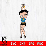 Los Angeles Chargers Betty Boop Love NFL Svg Eps Dxf Png File, Digital Download, Instant Download