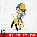 Los Angeles Chargers Betty Boop Sexy Fan Svg Eps Dxf Png File, Digital Download, Instant Download