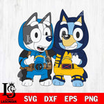 Los Angeles Chargers Bluey Deadpool Wolverine Svg Eps Dxf Png File, Digital Download, Instant Download