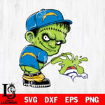 Los Angeles Chargers Frankenstein Piss On Denver Broncos Svg Eps Dxf Png File, Digital Download, Instant Download