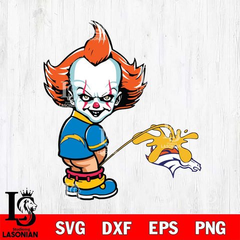 Los Angeles Chargers IT Piss On Denver Broncos Svg Eps Dxf Png File, Digital Download, Instant Download