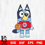 Los Angeles Clippers Bluey sport 2 Svg Eps Dxf Png File, Digital Download, Instant Download