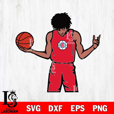 Los Angeles Clippers Boy Basketball Svg Eps Dxf Png File, Digital Download, Instant Download