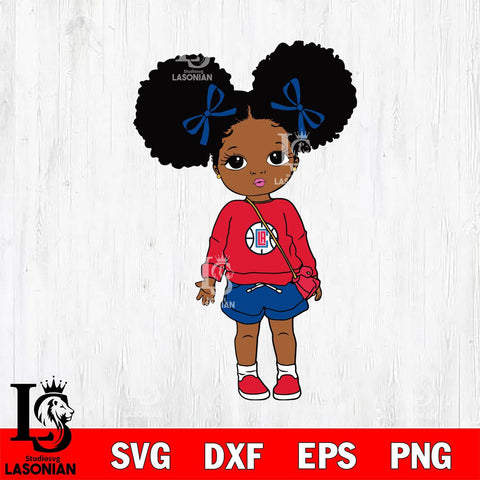 Los Angeles Clippers Girls sport 3 Svg Eps Dxf Png File, Digital Download, Instant Download