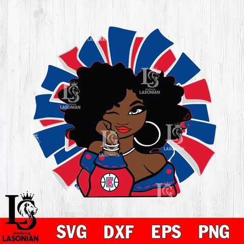 Los Angeles Clippers Girls sport 8 Svg Eps Dxf Png File, Digital Download, Instant Download