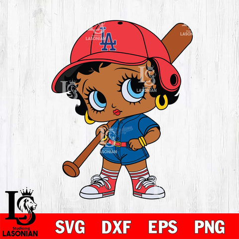 Los Angeles Dodgers Betty Boop MLB 2 Svg Eps Dxf Png File,MLB svg, Digital Download, Instant Download