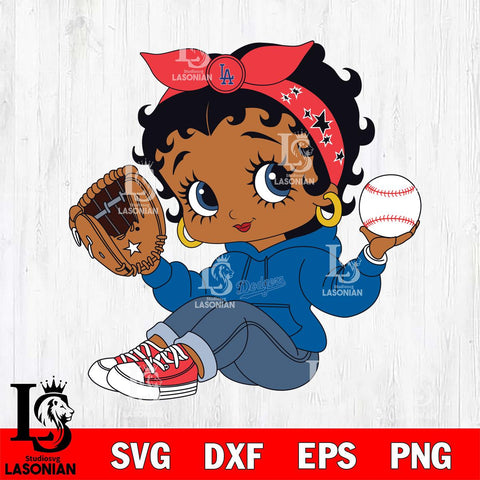 Los Angeles Dodgers Betty Boop MLB Svg Eps Dxf Png File,MLB  svg, Digital Download, Instant Download