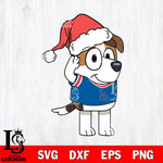Los Angeles Dodgers Bluey Jack Christmas Svg Eps Dxf Png File, Digital Download, Instant Download