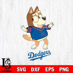 Los Angeles Dodgers Chilli Dance Svg Eps Dxf Png File, Digital Download, Instant Download