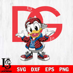 Los Angeles Dodgers Dolce And Gabbana Donald Duck Disney Svg Eps Dxf Png File, Digital Download, Instant Download