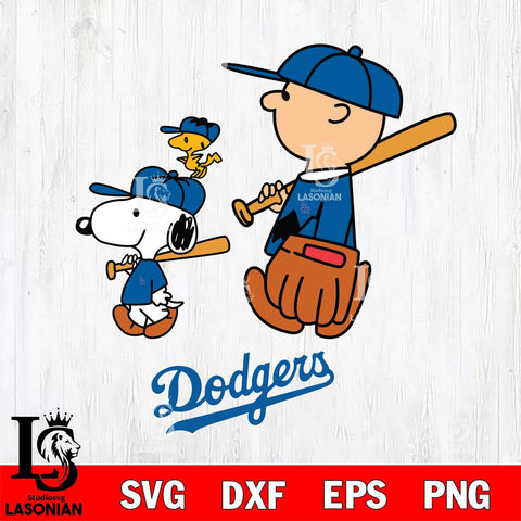 Los Angeles Dodgers Peanuts Top Sport Svg Eps Dxf Png File, MLB File Cut,Digital Download,Instant Download,MLB Svg Files