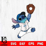 Los Angeles Dodgers Stitch catches ball SVG DXF EPS PNG FILE, MLB File Cut, Digital Download,Instant Download, Silhouette, Stitch Cricut