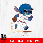 Los Angeles Dodgers Stitch run Baseball SVG DXF EPS PNG FILE, MLB File Cut, Digital Download,Instant Download, Silhouette, Stitch Cricut