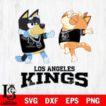 Los Angeles Kings Bluey Dance Svg Eps Dxf Png File, Digital Download, Instant Download