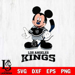 Los Angeles Kings Mickey NHL Hockey SVG DXF EPS PNG FILE,NHL File Cut,Disney Digital Download,Instant Download, Silhouette