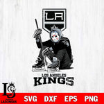 Los Angeles Kings NHL Jason Voorhees Halloween SVG Svg Eps Dxf Png File, Digital Download, Instant Download