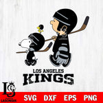 Los Angeles Kings Peanuts Hockey Svg Eps Dxf Png File, Digital Download , Instant Download, Svg Files