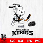 Los Angeles Kings Snoopy Hockey Svg Eps Dxf Png File, Digital Download , Instant Download, Svg Files