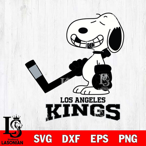 Los Angeles Kings Snoopy NHL Hockey SVG DXF EPS PNG FILE,NHL File Cut,Disney Digital Download,Instant Download, Silhouette