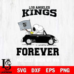 Los Angeles Kings Snoopy and Charlie Brown Car Svg Eps Dxf Png File, Digital Download , Instant Download, Svg Files