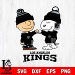 Los Angeles Kings Snoopy and Charlie Brown Hockey Sport Svg Eps Dxf Png File, Digital Download , Instant Download, Svg Files