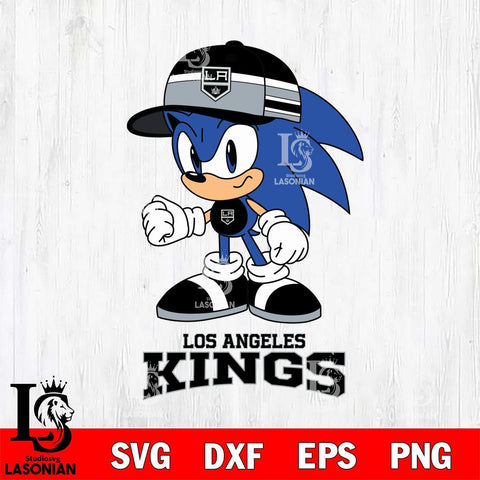 Los Angeles Kings Sonic NHL Hockey SVG DXF EPS PNG FILE,NHL File Cut,Disney Digital Download,Instant Download, Silhouette