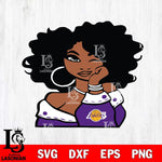 Los Angeles Lakers Girls sport 5 Svg Eps Dxf Png File, Digital Download, Instant Download