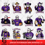 Los Angeles Lakers Jason Voorhees NBA Bundle 12 SVG Eps Dxf Png File, Bundle NBA svg, Digital Download, Instant Download