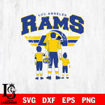 Best dad ever Los Angeles Rams SVG DXF EPS PNG FILE, File Cut, Digital Download,Instant Download, Silhouette, Cricut