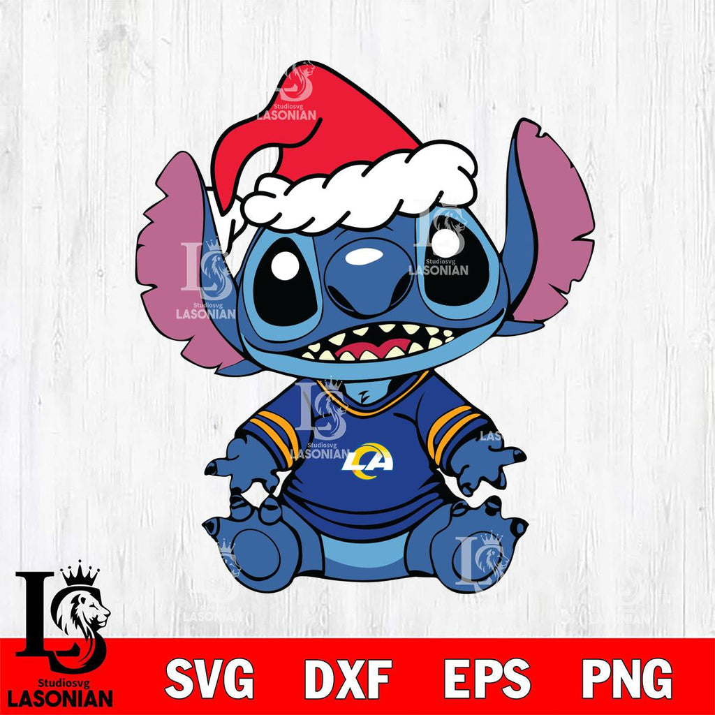 Los Angeles Rams Baby Stitch Christmas – lasoniansvg