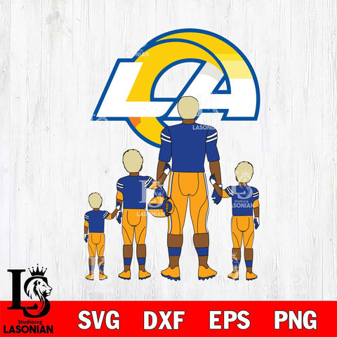 Los Angeles Rams Best Dad Ever , father day , DAD NFL Svg Eps Dxf Png File, Digital Download, Instant Download