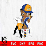 Los Angeles Rams Betty Boop Sexy Fan SVG Svg Eps Dxf Png File, Digital Download, Instant Download