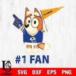 Los Angeles Rams Bingo 1# Fan Cricut Files,Bluey Svg file,Digital Download ,Instant Download