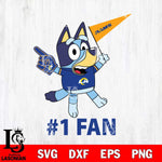 Los Angeles Rams Bluey #1 Fan Cricut Files,Bluey Svg file,Digital Download ,Instant Download