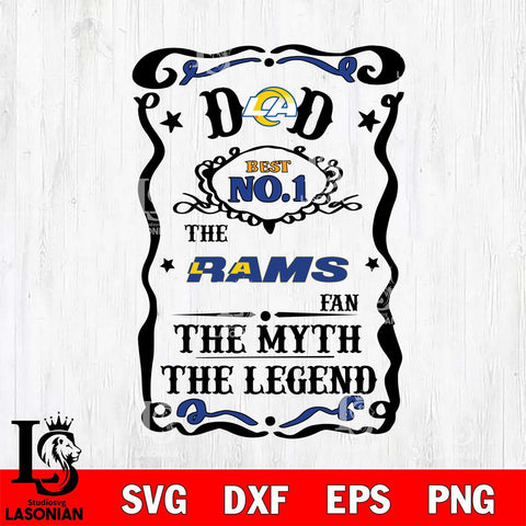 Rams Dad Rrr Los Angeles Rams Dad The Man The Myth The Legend – lasoniansvg