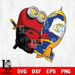 Los Angeles Rams Deadpool Minion Marvel Svg Eps Dxf Png File, Digital Download, Instant Download
