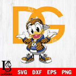 Los Angeles Rams Dolce And Gabbana Donald Duck Disney Svg Eps Dxf Png File, Digital Download, Instant Download