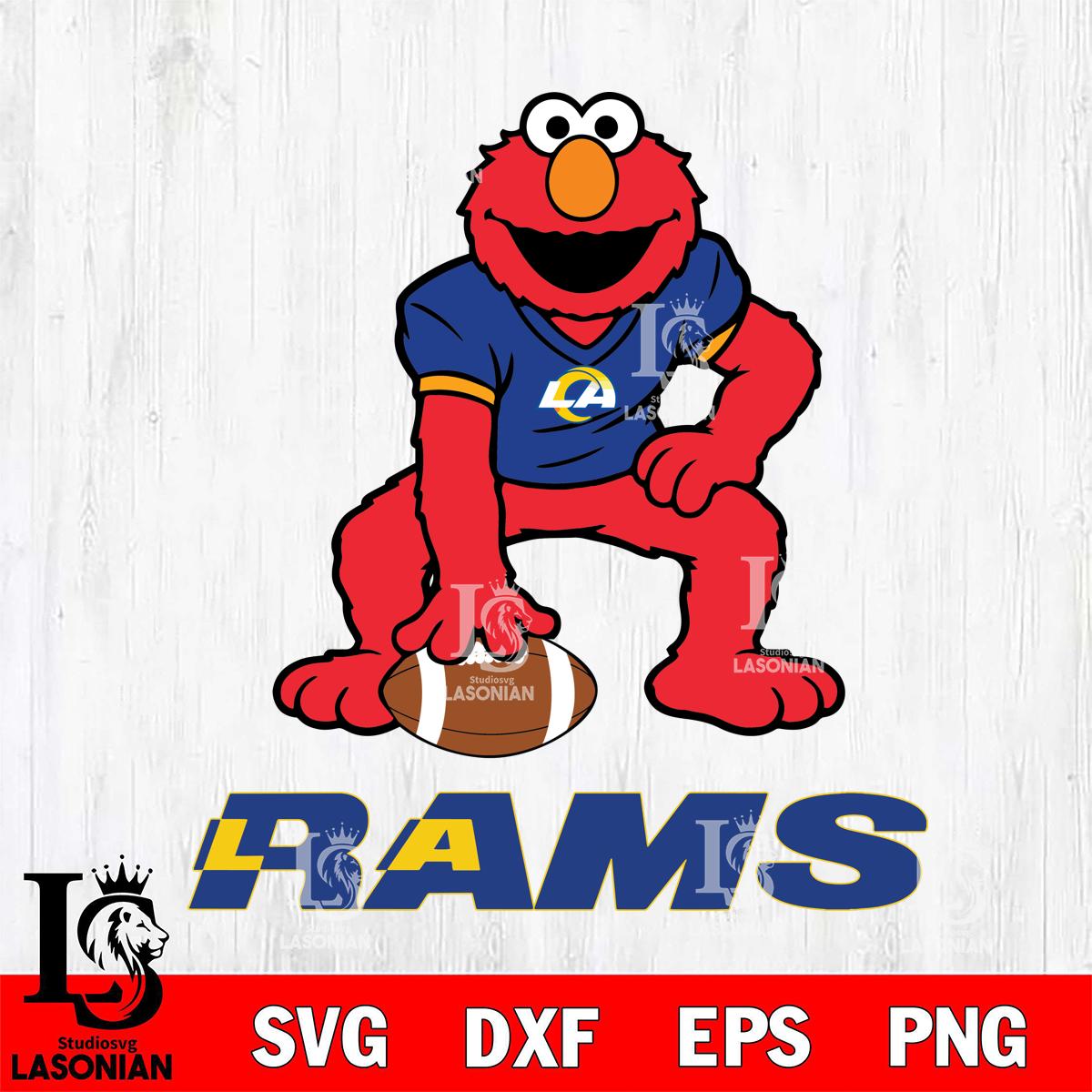 Los Angeles Rams Elmo ready – lasoniansvg