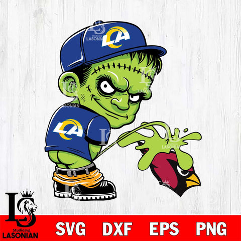 Los Angeles Rams Frankenstein Piss On Arizona Cardinals Svg Eps Dxf Png File, Digital Download, Instant Download
