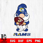 Los Angeles Rams Gnomes Christmas football Svg Eps Dxf Png File, Digital Download, Instant Download
