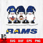 Los Angeles Rams Gnomes Coffee Svg Eps Dxf Png File, Digital Download, Instant Download