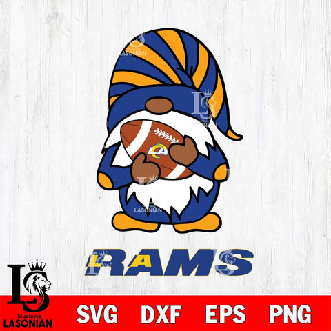 Los Angeles Rams Gnomes Football Svg Eps Dxf Png File, Digital Download, Instant Download