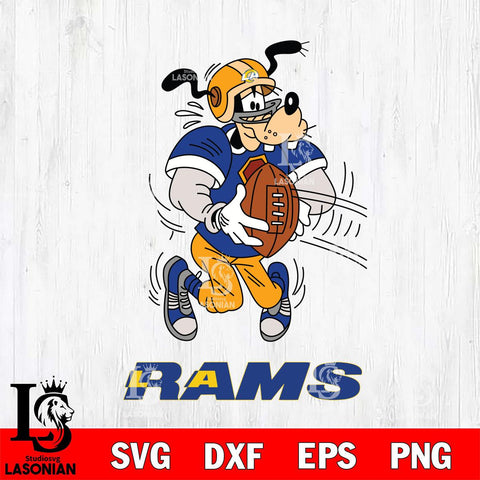 Los Angeles Rams Goofy Sport Football SVG DXF EPS PNG FILE,NFL Cricut ,Football Digital Download,Instant Download, Silhouette