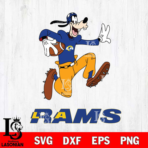 Los Angeles Rams Goofy rugby Sport SVG DXF EPS PNG FILE,NFL Cricut ,Football Digital Download,Instant Download, Silhouette