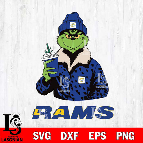Los Angeles Rams Grinch Christmas Svg Eps Dxf Png File,Cricut svg files, Digital Download, Instant Download
