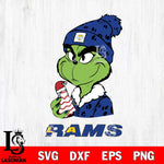 Los Angeles Rams Grinch Tree Cake Svg Eps Dxf Png File, Digital Download, Instant Download