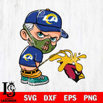Los Angeles Rams Hannibal Lecter Piss On Arizona Cardinals Svg Eps Dxf Png File, Digital Download, Instant Download