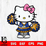 Los Angeles Rams Hello Kitty Cheerleader 11 Svg Eps Dxf Png File, Digital Download, Instant Download