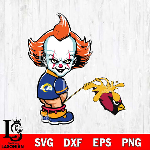 Los Angeles Rams IT Piss On Arizona Cardinals Svg Eps Dxf Png File, Digital Download, Instant Download